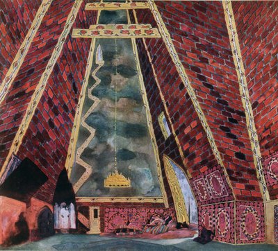 Decorontwerp voor Thamar, 1912 door Leon Bakst